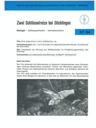 Zwei Schlüsselreize bei Stichlingen [Begleitmaterial]