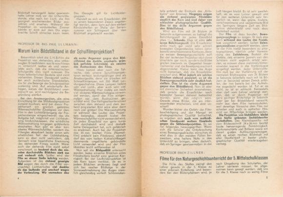 Warum kein Bildstillstand in der Schulfilmprojektion