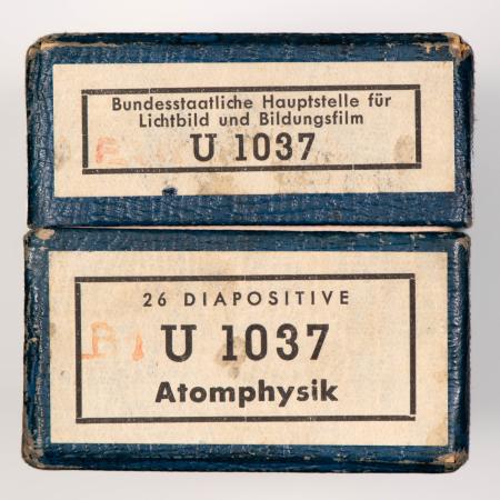 Atomphysik. U 1037