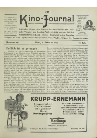 Die Entwicklung des Kulturfilms