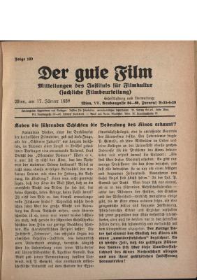 Haben die die führenden Schichten die Bedeutung des Kinos erkannt?