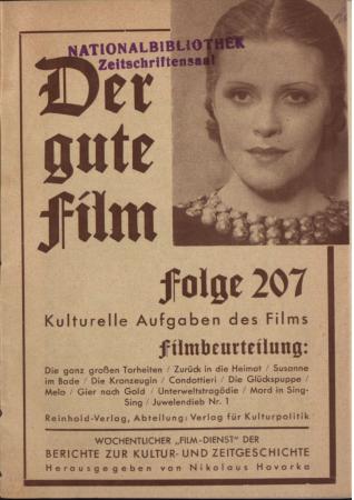 Kulturelle Aufgaben des Films