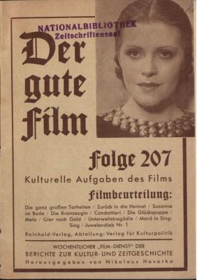 Kulturelle Aufgaben des Films